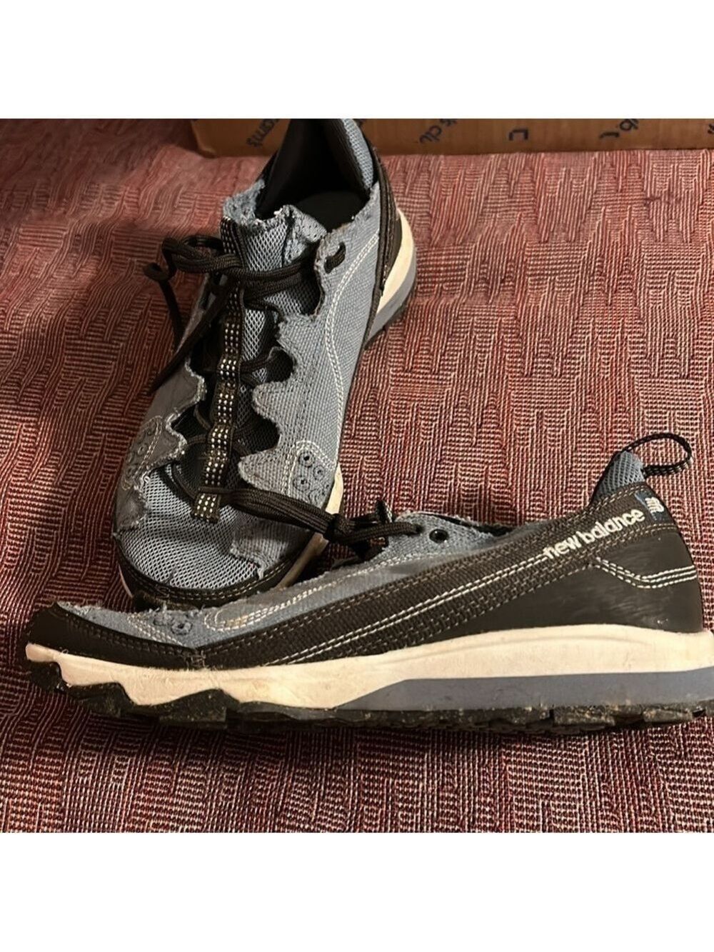 New Balance Tennis shoes (6 1/2) worn once or twice, too small. Light weight. - Picture 3 of 4